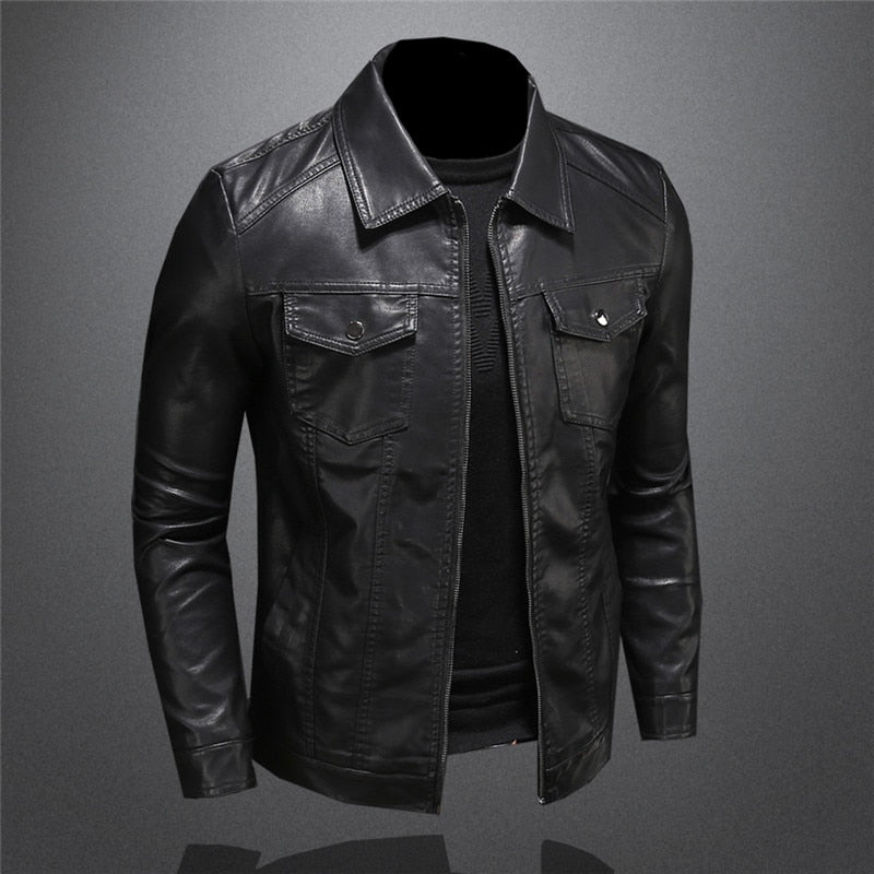 PHILIPPE | Veste en cuir