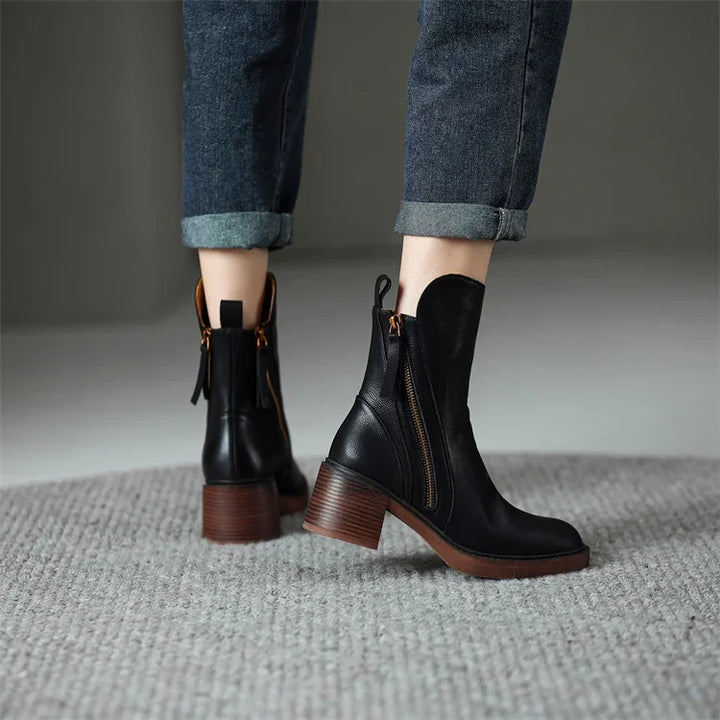 AXELLE | Bottines en cuir