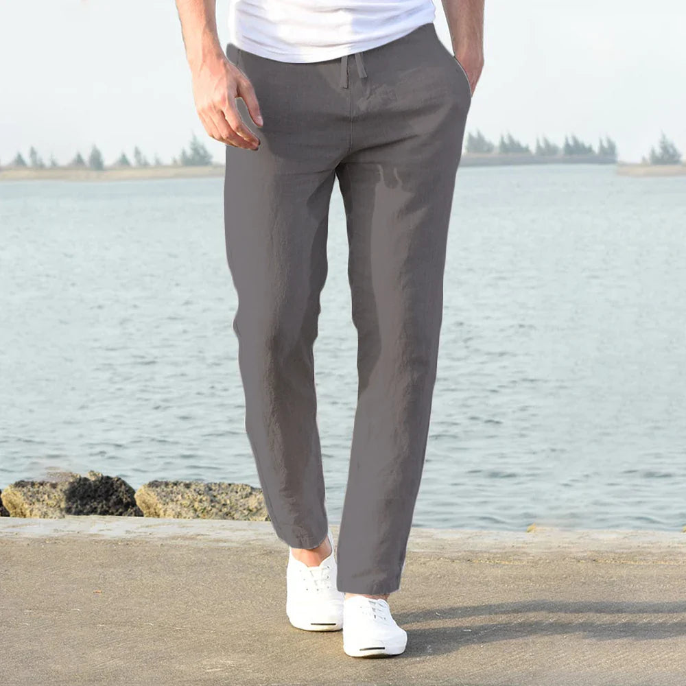 ELLO - Pantalon en Lin