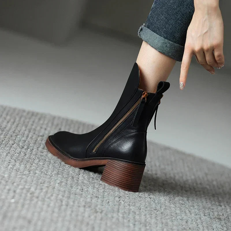 AXELLE | Bottines en cuir