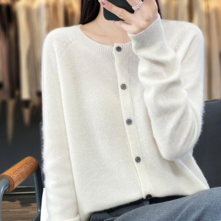 MYLÈNE | Cardigan en laine confortable