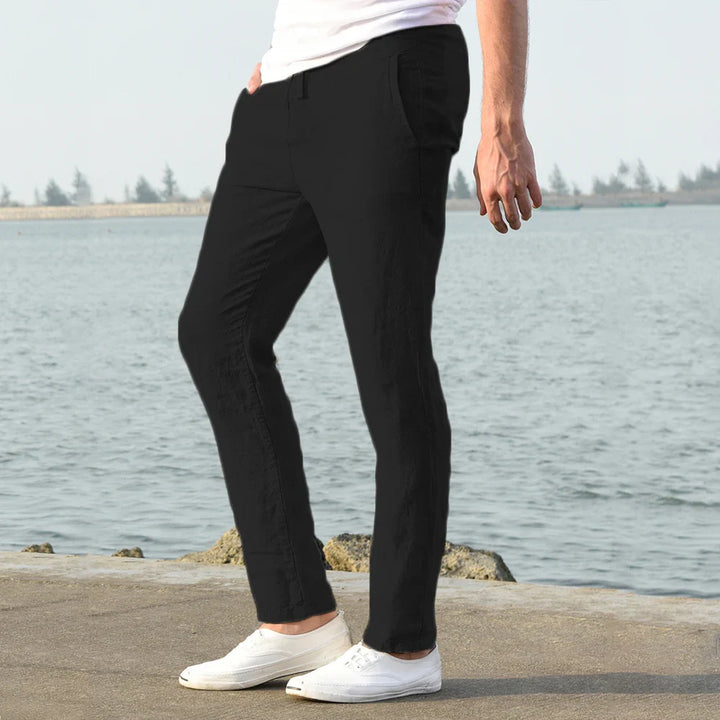 ELLO - Pantalon en Lin