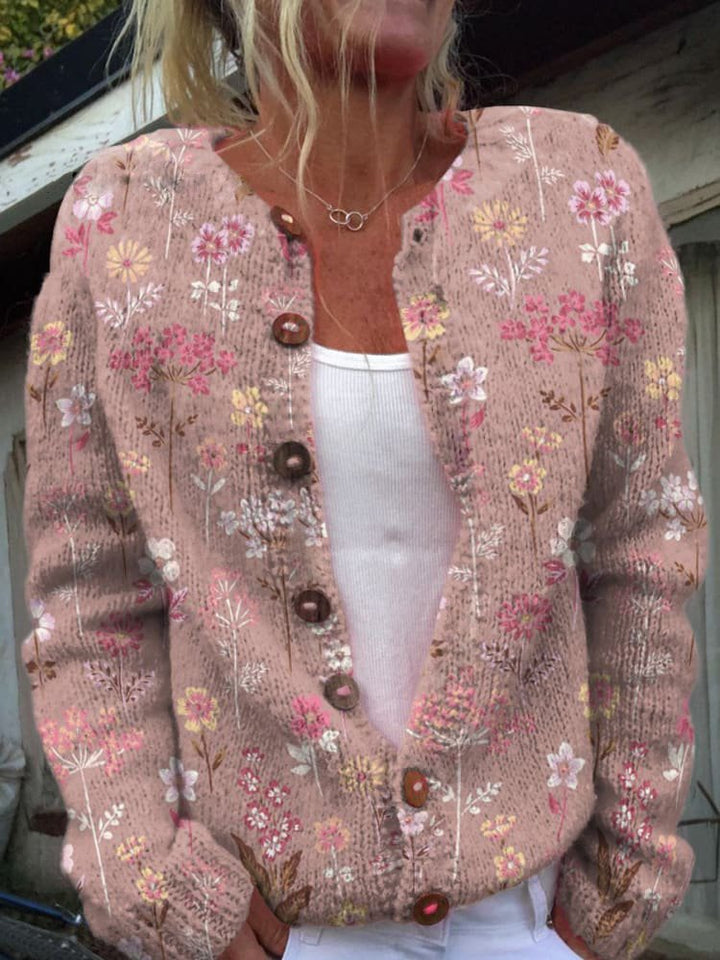 NINON | Cardigan avec motif floral